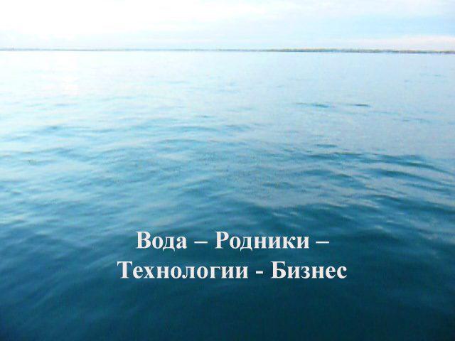 Вода – Родники – Технологии - Бизнес